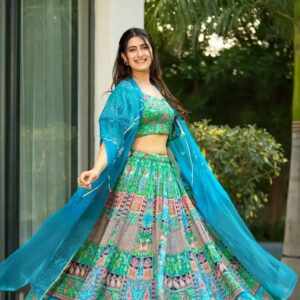403 HEAVY SILK LEHENGA CHOLI  XS