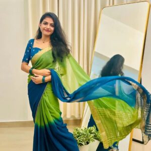 405  GEORGETTE SHADED SAREE U