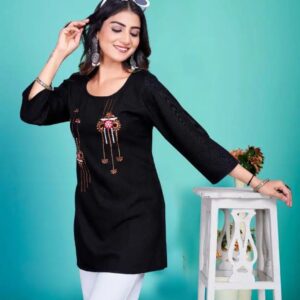 407  RAYON TUNIC TOP S