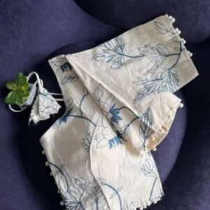 422 PURE KHADI EMBROIDERY BLOUSE R