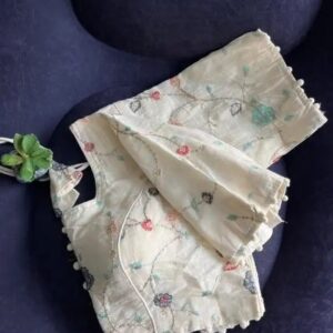 428 PURE KHADI EMBROIDERY BLOUSE R