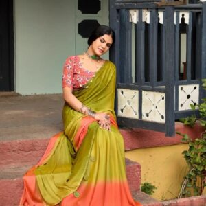 432 CHIFFON SAREE U